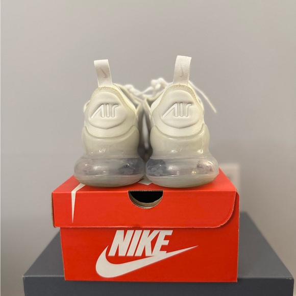 Nike Air Max 270 White Sneakers - Picture 2 of 4